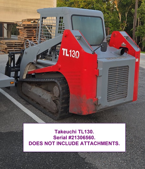Takeuchi TL130 Skid Steer VC# 00218896 (Kissimmee, FL 34744)