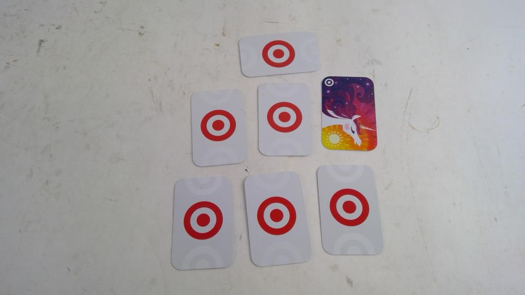 Target Gift Cards 7 Pieces