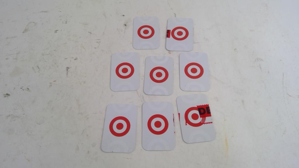 Target Gift Cards 7 Pieces