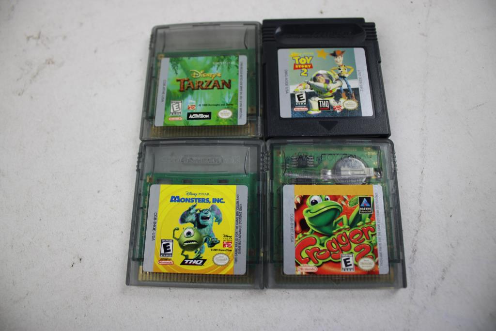 Tarzan Color, Monsters Inc. Color, Frogger 2 Color & More 4 Pieces