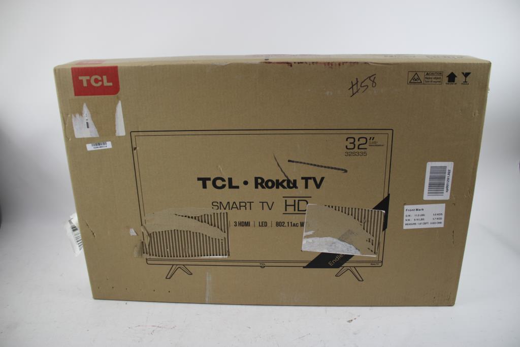 TCL 32" 720p HD LED Smart Roku TV
