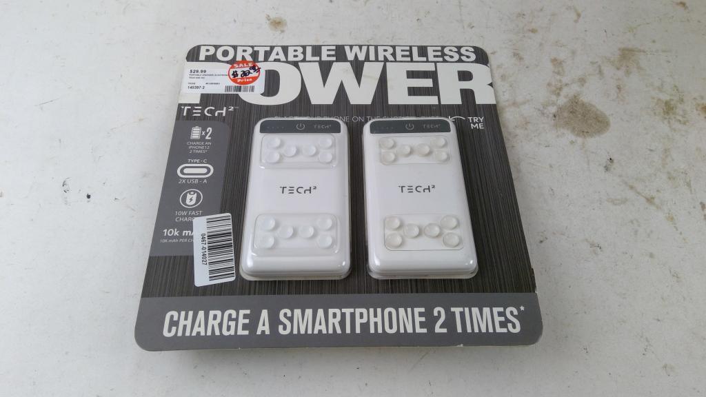 Tech 2 Portable Wireless Chargers