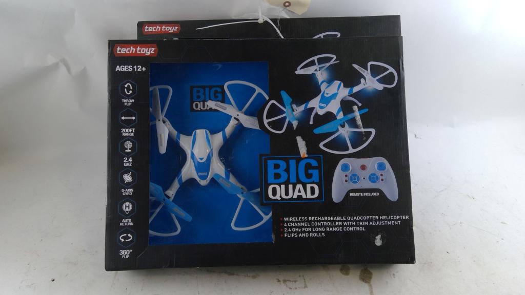Tech Toyz Big Quad Drone 2 Pieces
