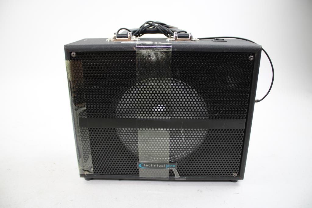Technical Pro 6.5" Rechargeable Battery Bluetooth PA System