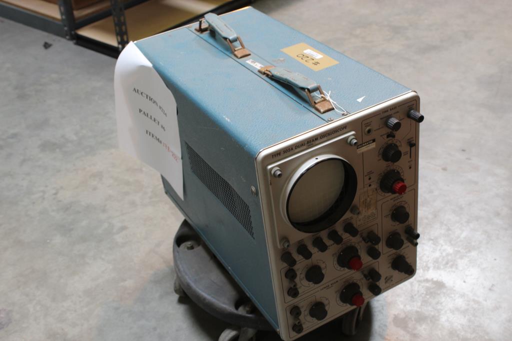 Tektronix Type 502A DualBeam Oscilloscope Property Room