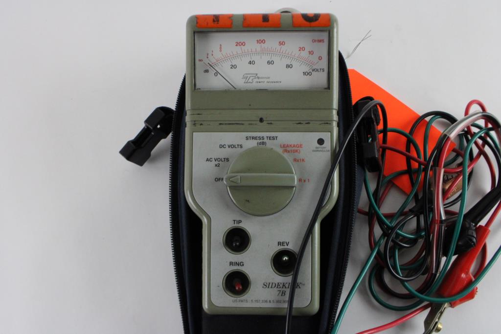 Tempo Telephone Line Leakage Cable Tester Property Room