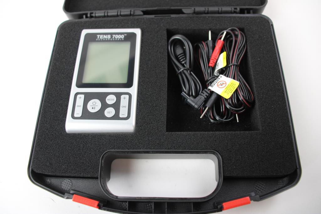 TENS 7000 Rechargeable TENS Unit, Stethoscope