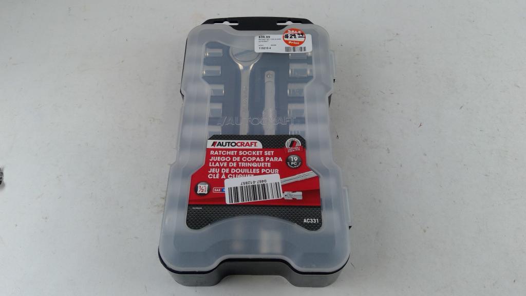 Teq Correct 19 Piece Ratchet Socket Set