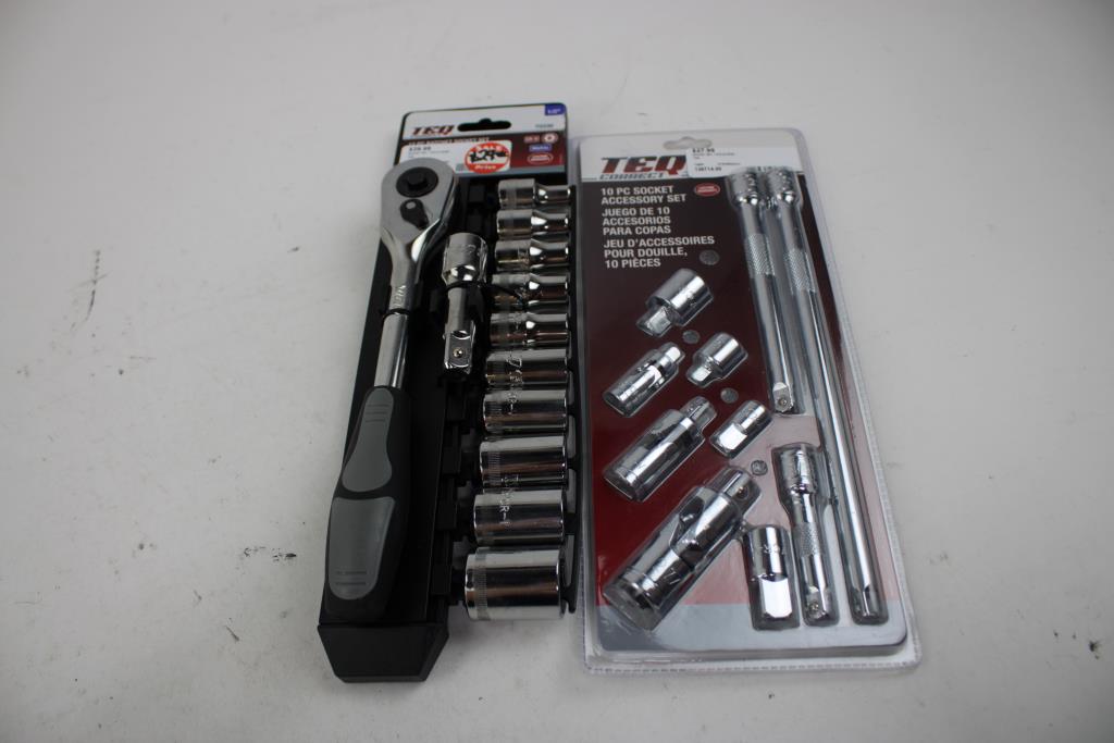Teq Correct Socket Set And Socket Accessory Set