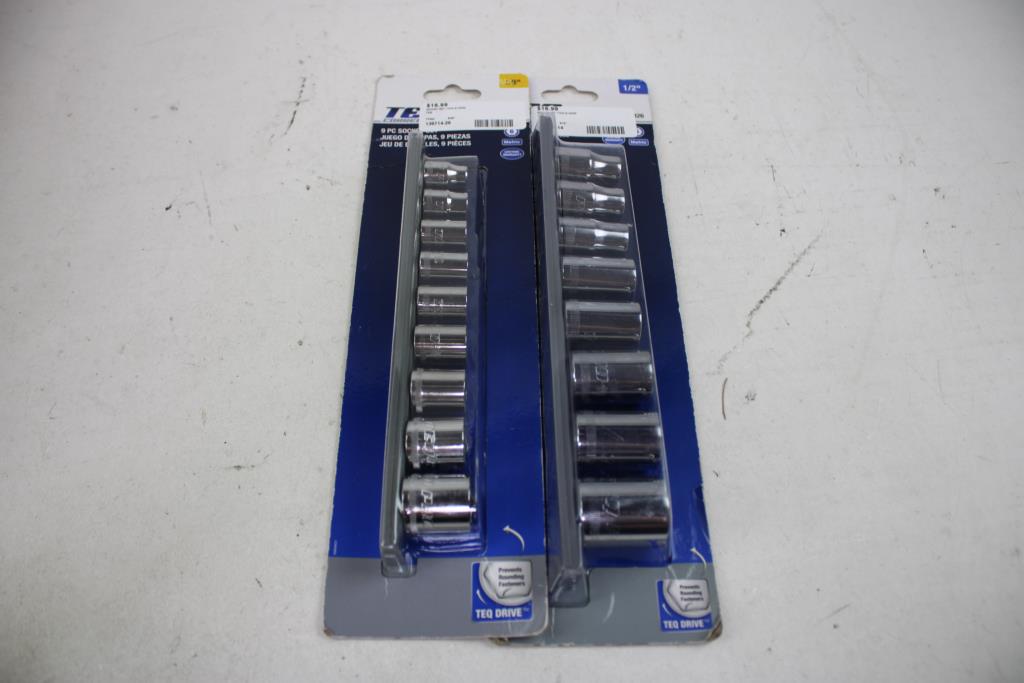 TEQ, Power Torque Socket Sets, 3 Pieces