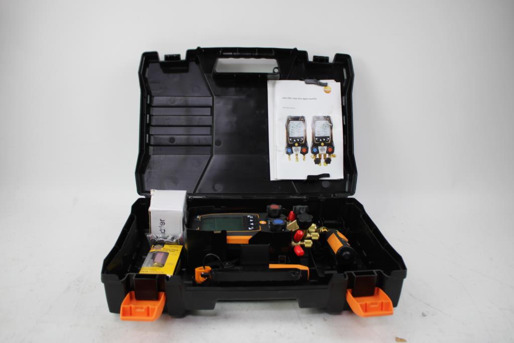 Testo 557s Smart Vacuum Kit, Smart Digital Manifold With Wireless Vacuum