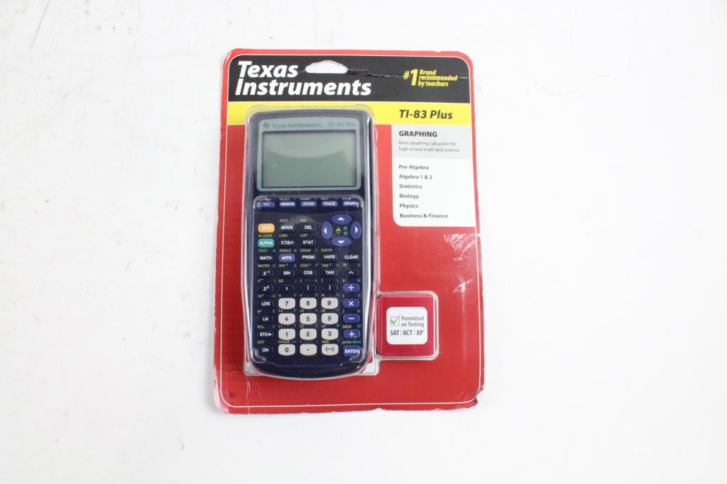 Texas Instrument Calculator, Batteries Included Property Room