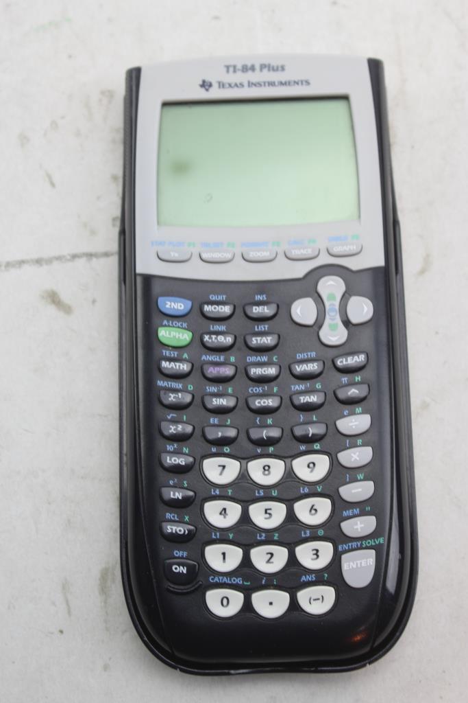 Texas Instrument TI84 Plus Scientific Calculator Property Room