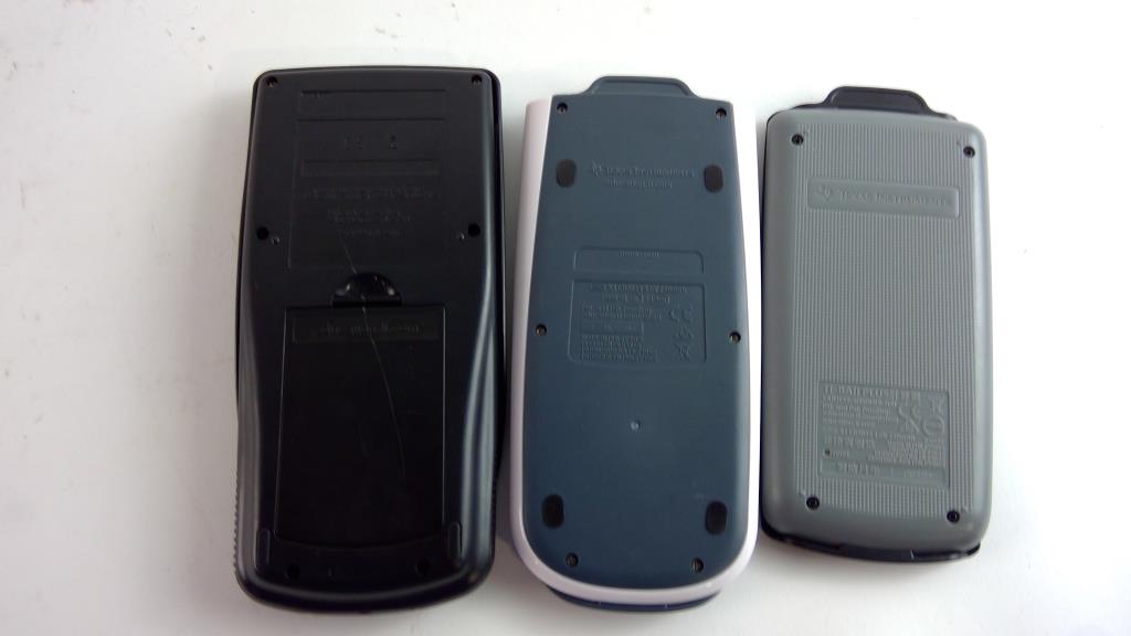 Texas instruments calculators 3 pieces property room