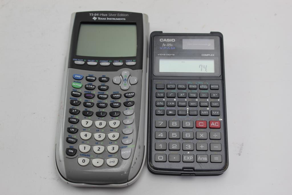 Texas Instruments, Casio Calculators, 2 Pieces Property Room