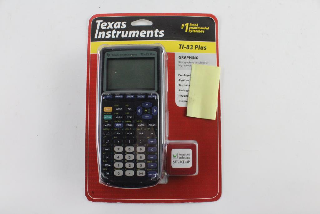 Texas Instruments Graphing Calculator Property Room