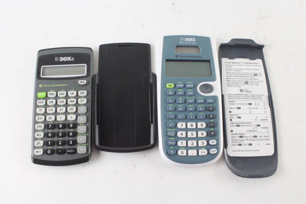 Texas Instruments Scientific Calculators, 2 Pieces Property Room