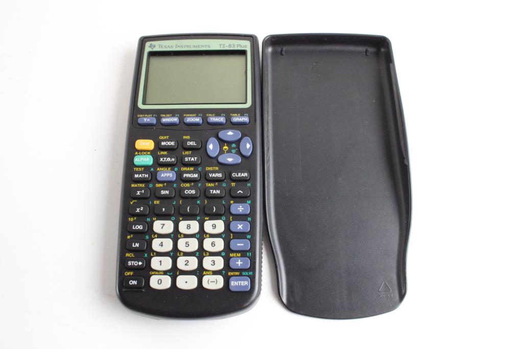 Texas Instruments TI83 Plus Calculator Property