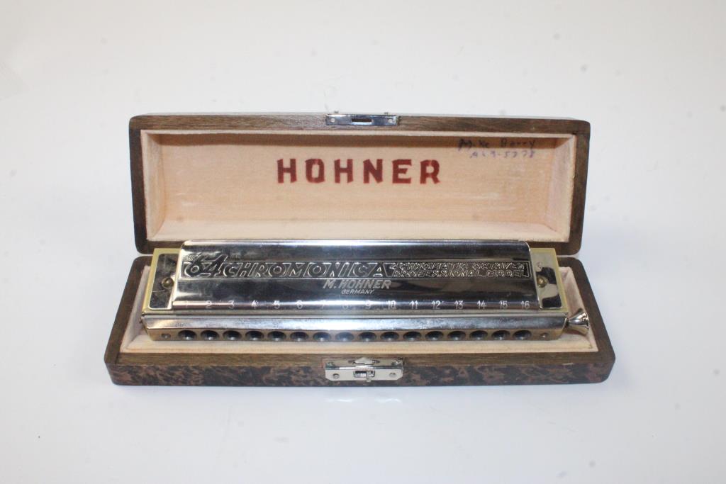 The 64 Chromonica 4 Chromatic Octaves Professional Model M. Hohner