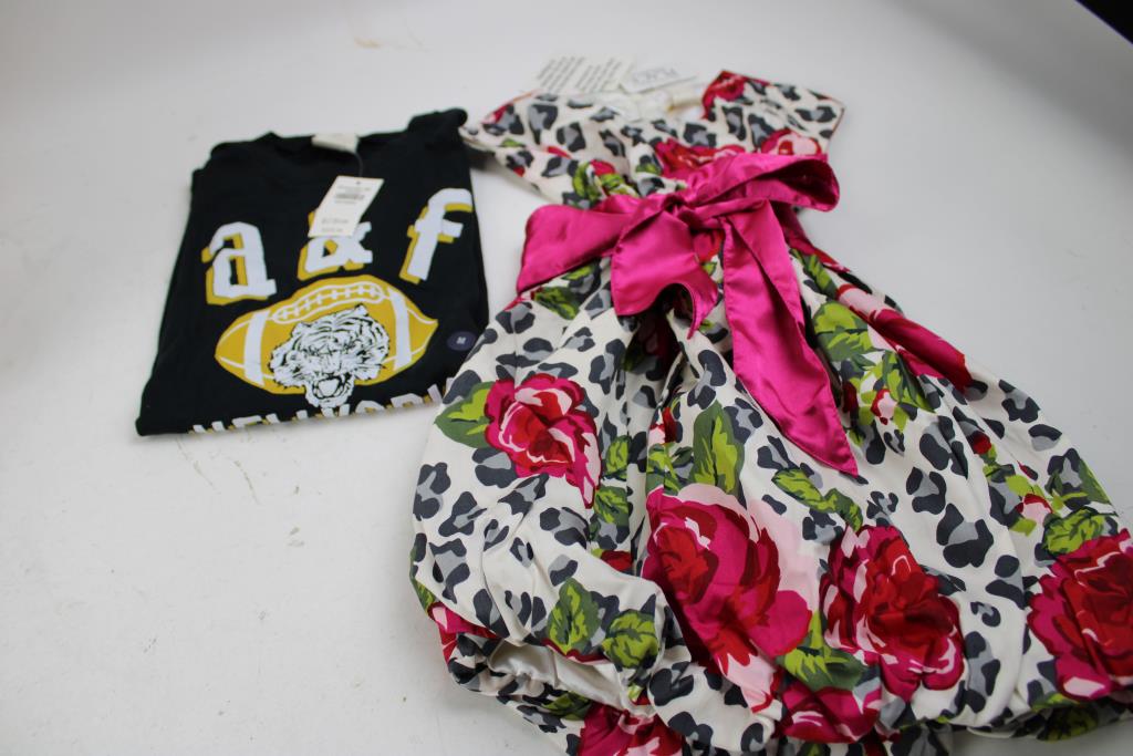 The Children's Place Flroal Dress Size 5, Boys' Medium T-Shirt, Socks, 6 Pieces