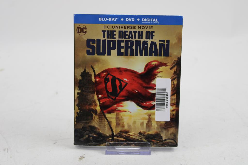 The Death Of Superman Blu-Ray + DVD + Digital