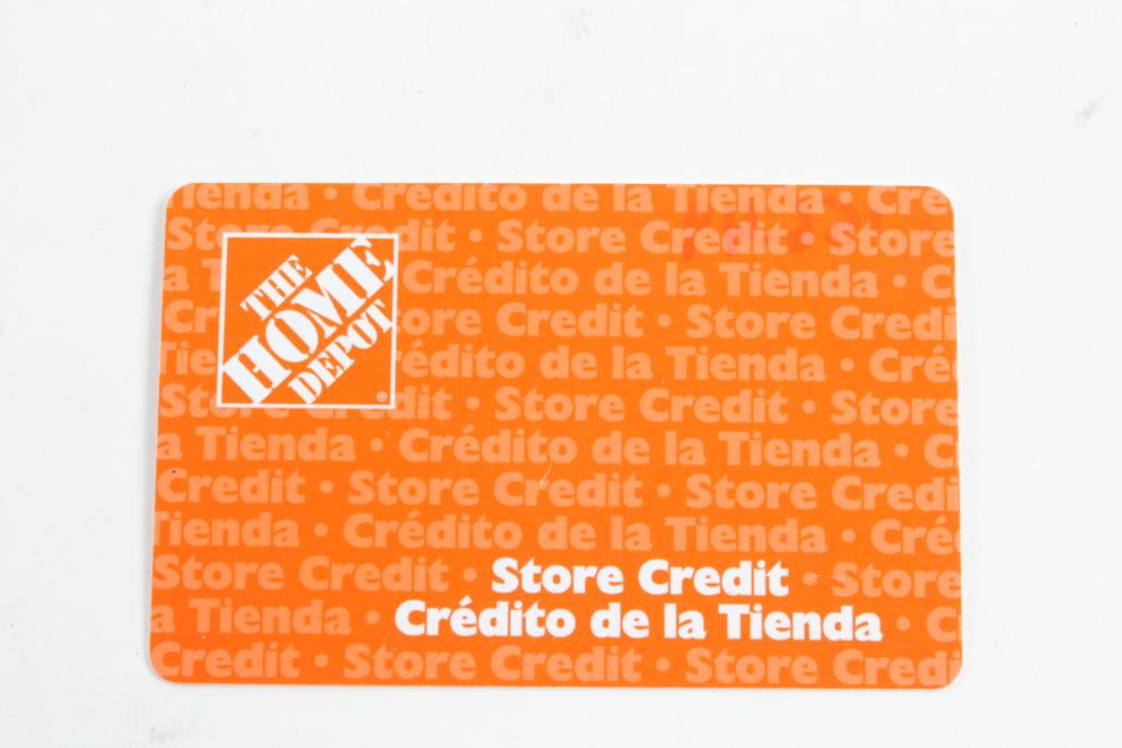 The Home Depot Gift Card, 114.53 Property Room
