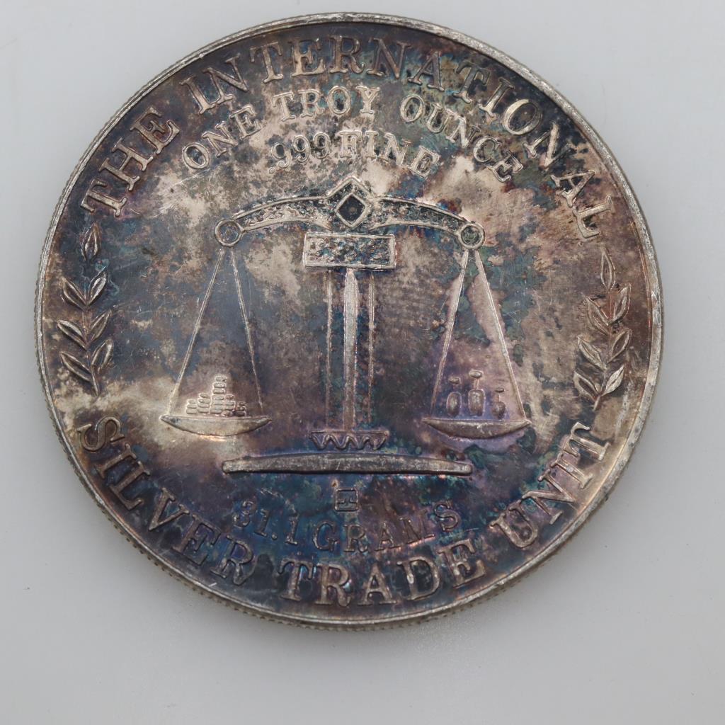 The International Silver Trade Unit Fine Silver 1 Oz. Round | Property Room