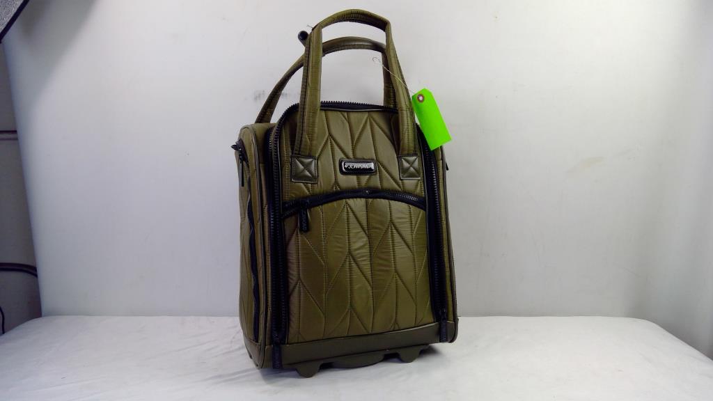 The Joan & David Collection Chevron Rolling Bag