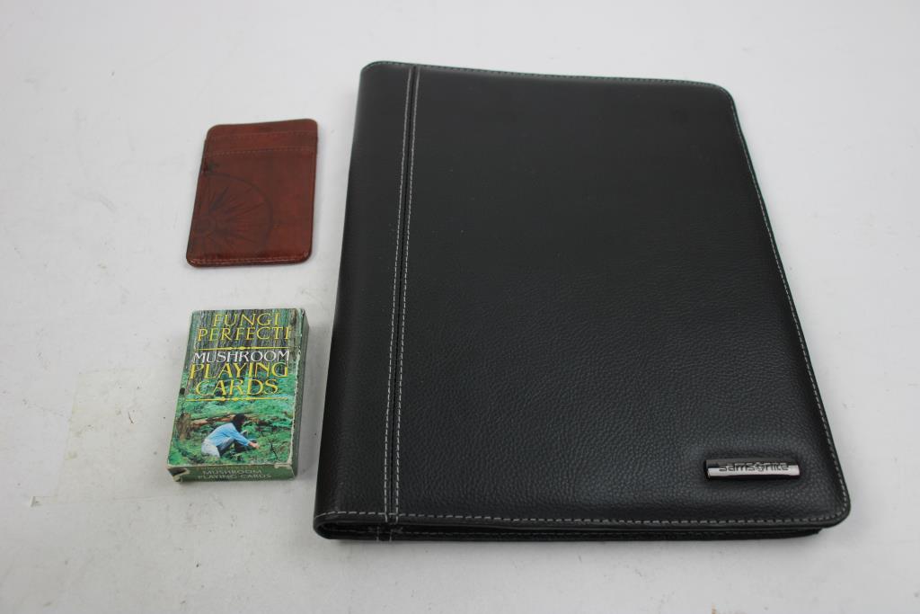 The Linestrider Tarot Book/Card Deck, Samsonite Folder, And More, 4 Pieces