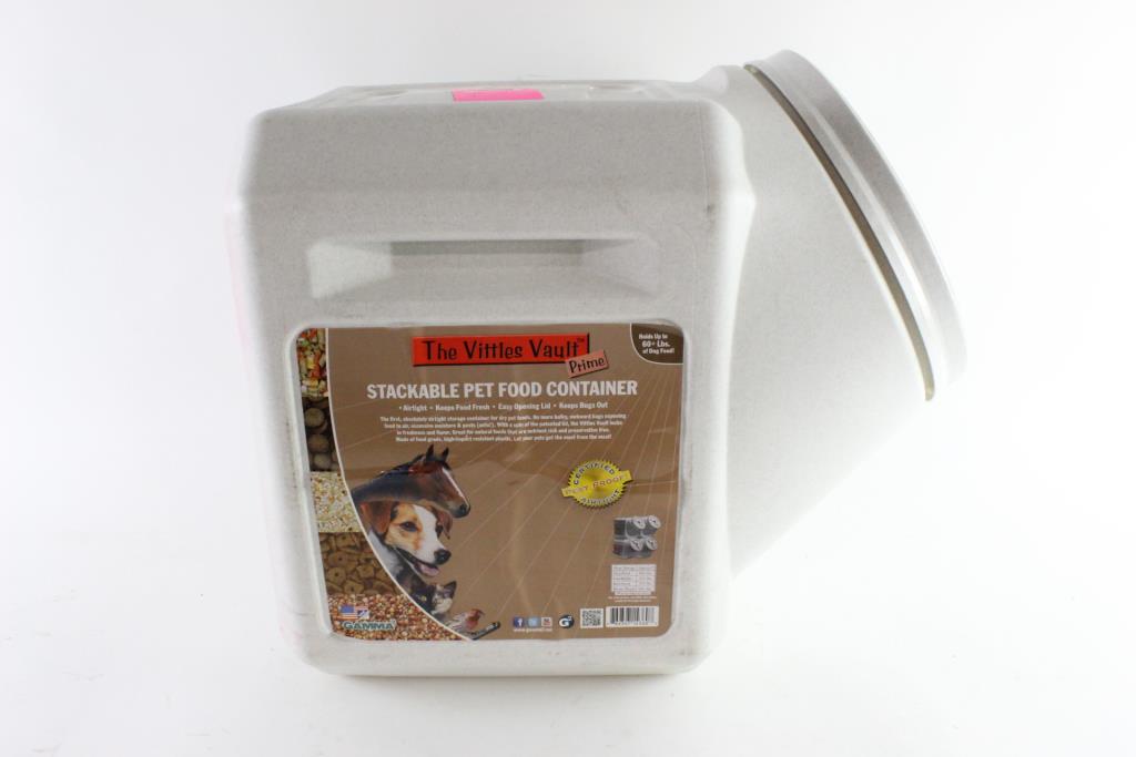 The Vittles Vault Stackable Pet Food Container Property Room