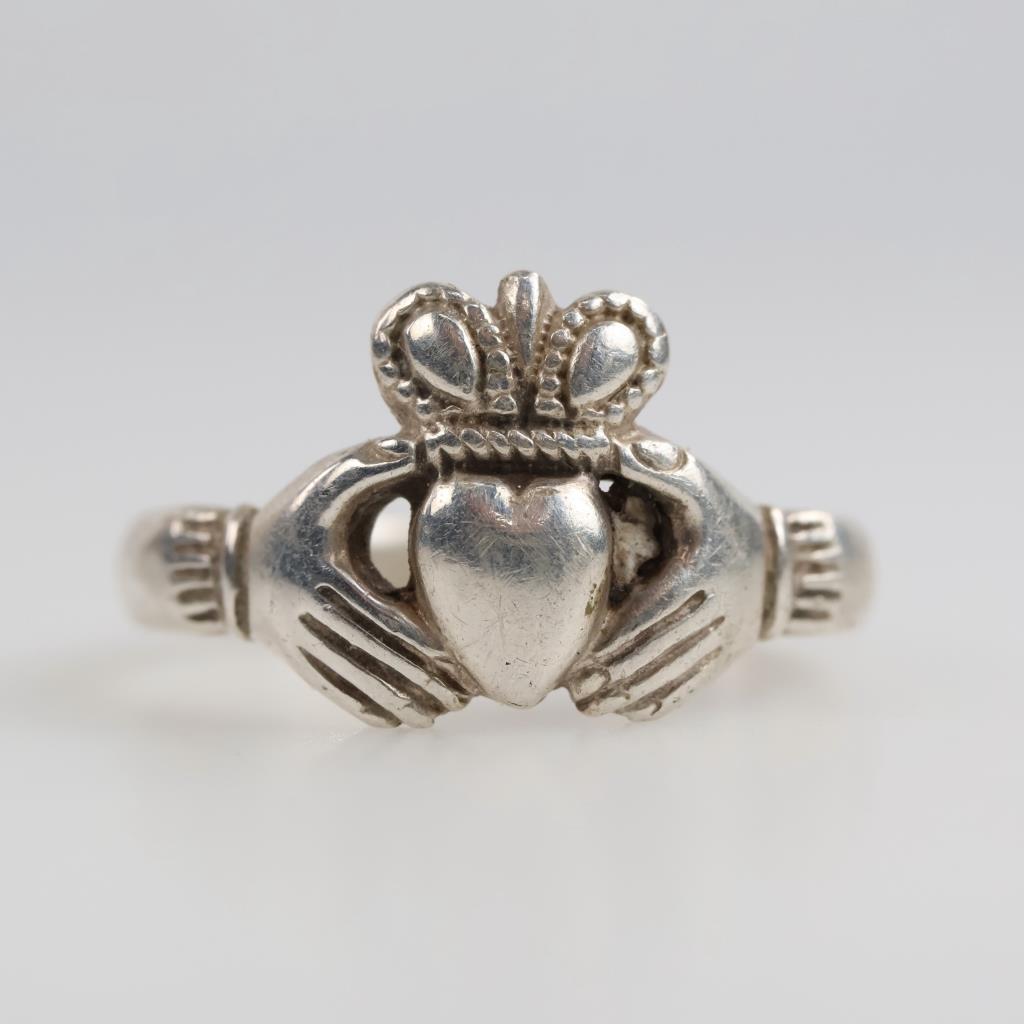 Thomas Dillon Sterling Silver Claddagh Ring
