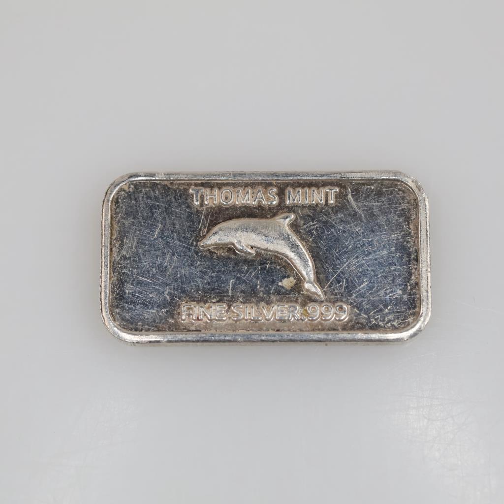Thomas Mint Fine Silver Bar 1g