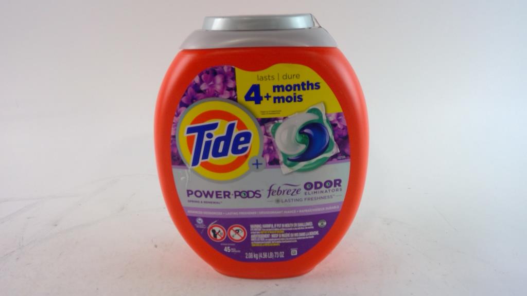 Tide Detergent Pods, 45 Pieces Property Room