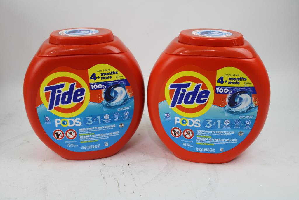 Tide Pods, 3 Bottles, 76,32 Pcs