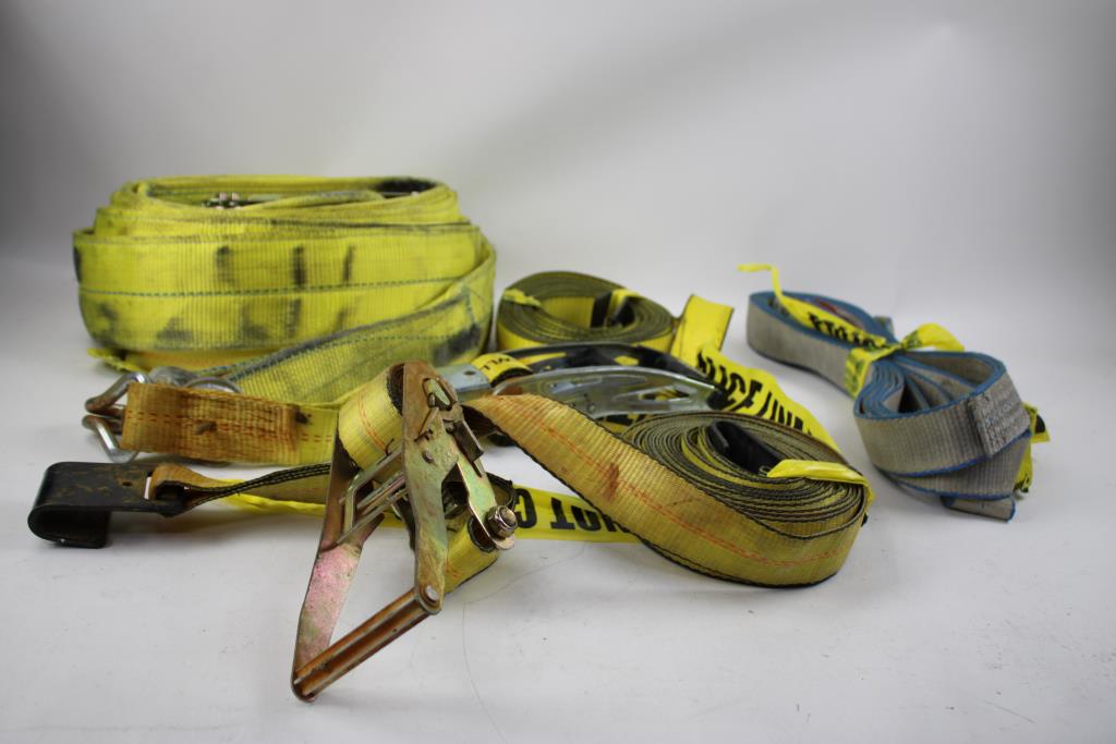 Tie Down Straps Bulk Lot, 5 Pieces