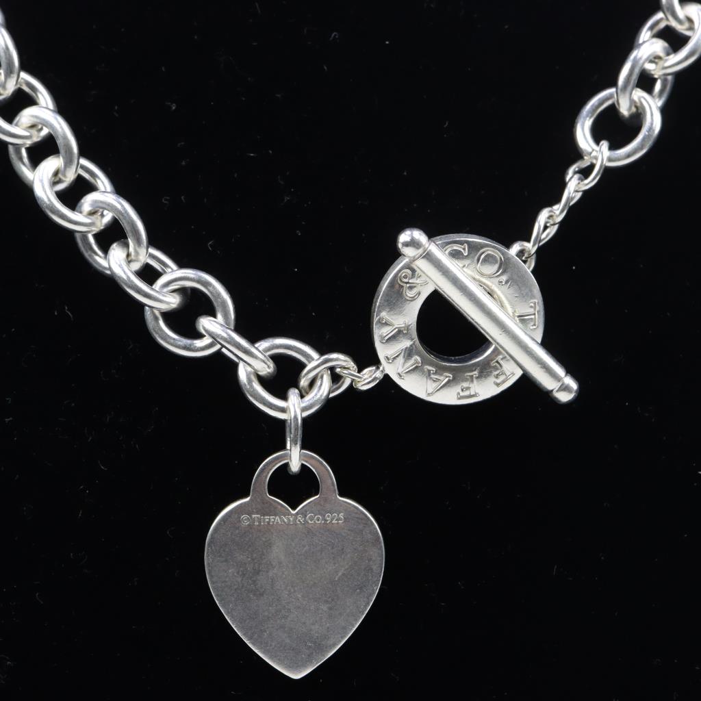 Tiffany tag toggle necklace Clearance
