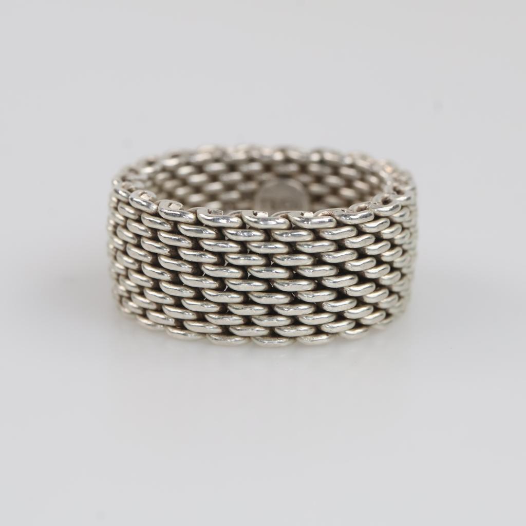 Tiffany & Co Silver Somerset Mesh Band