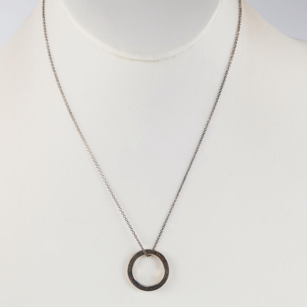 Tiffany & Co. Sterling Silver 1837 Collection Necklace