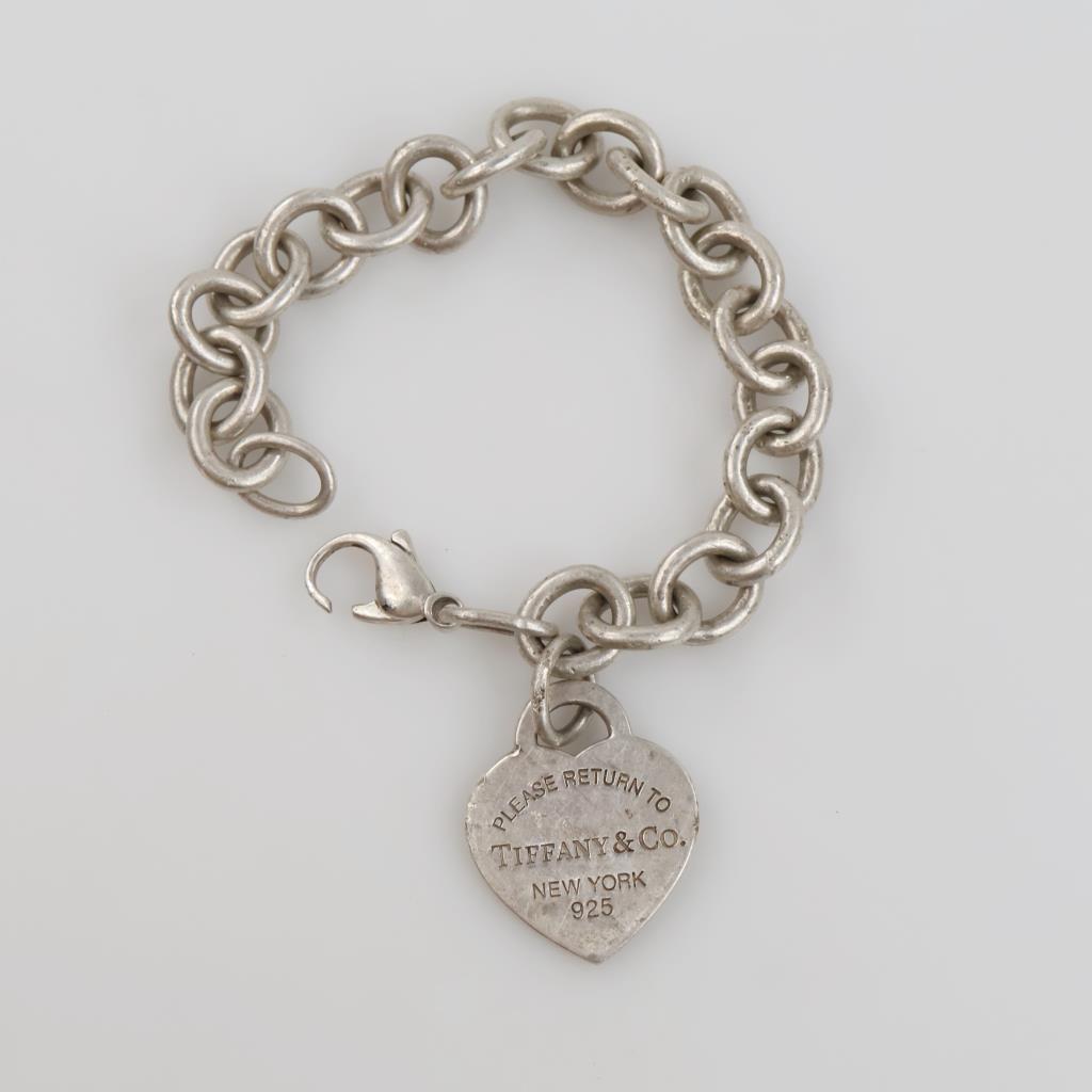 Tiffany & Co. Sterling Silver Return To Tiffany Heart Tag Bracelet