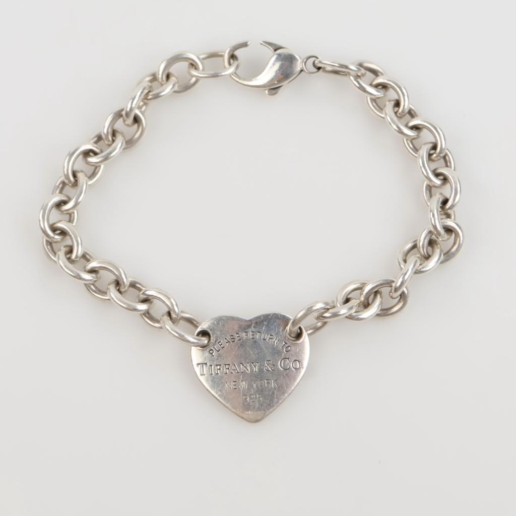 Tiffany & Co. Sterling Silver Return To Tiffany Heart Tag Bracelet