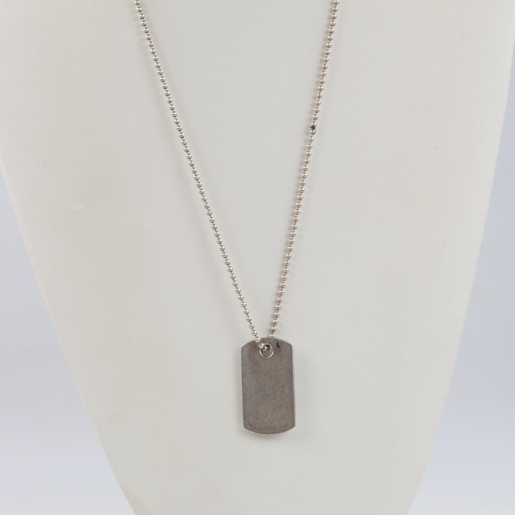 Tiffany & Co. Tiffany 1837 Makers I.D. Tag Pendant In Sterling Silver