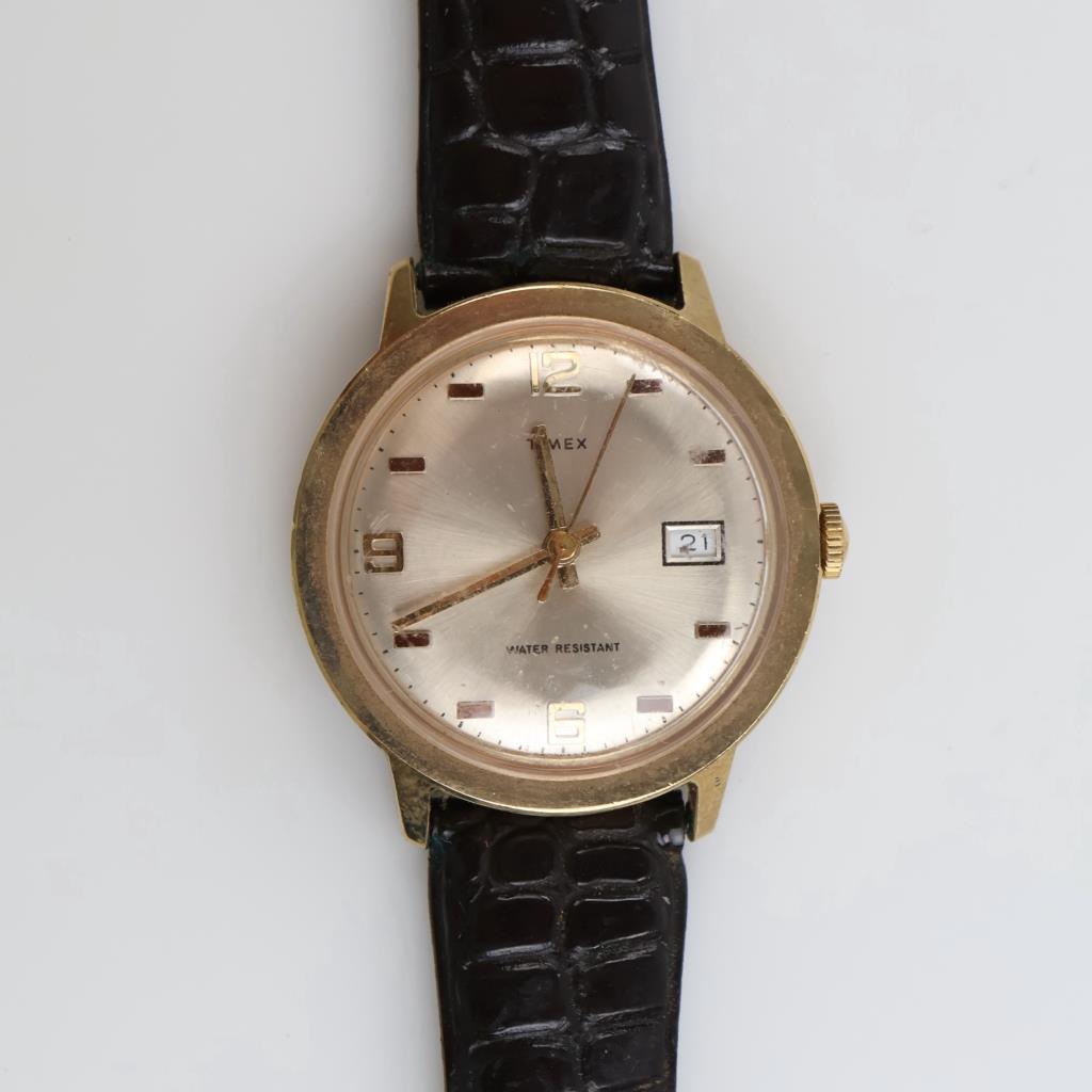 Timex Marlin 14kt GP Watch