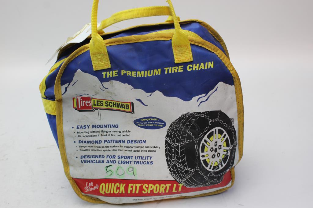 Tires Les Schwab Diamond Pattern Tire Chain Property Room