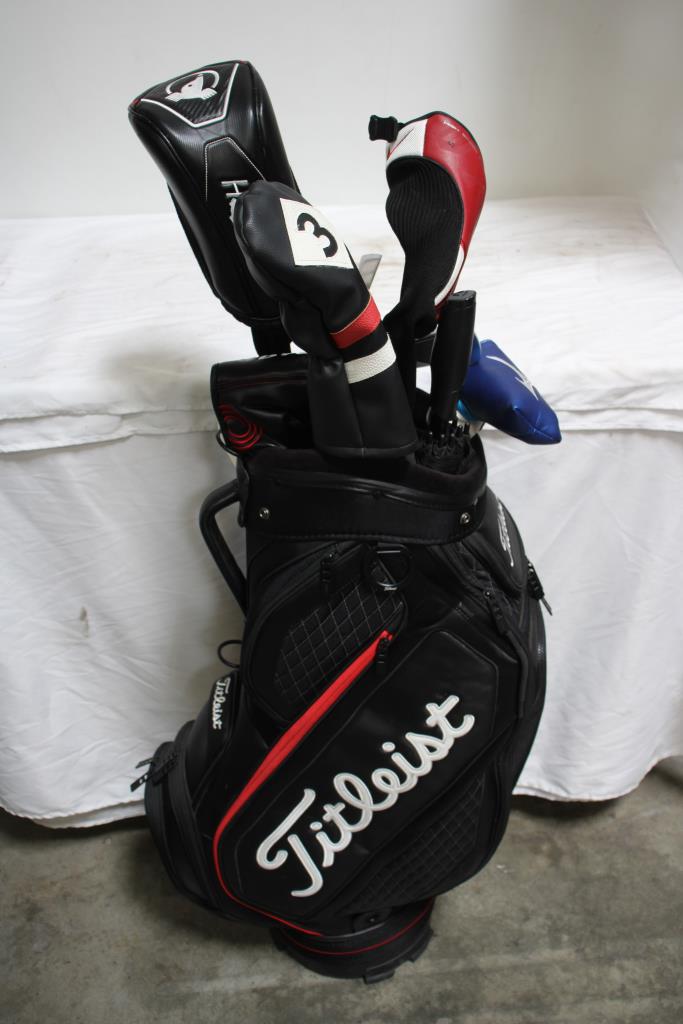 Titleist Carry Pencilbag, Schwarz/rot | Golf Produktbild-Vorschau 10