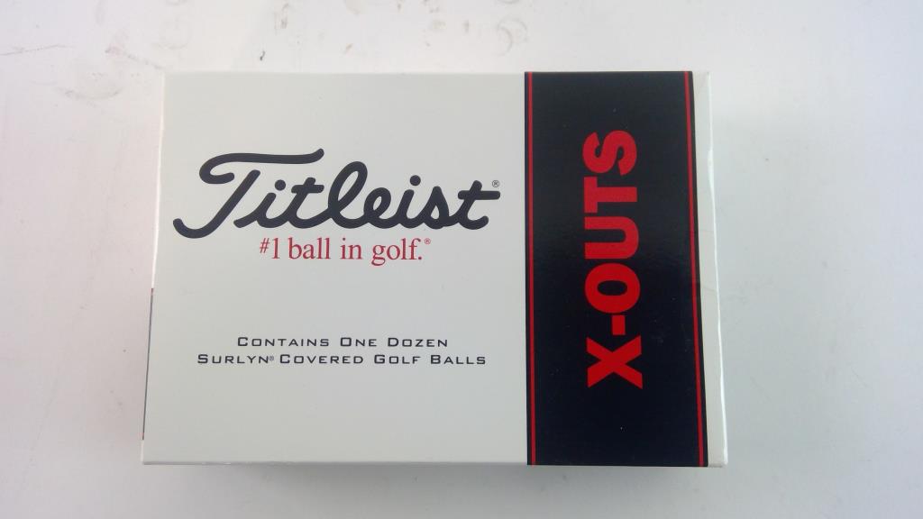 Titleist XOuts Golf Balls Property Room