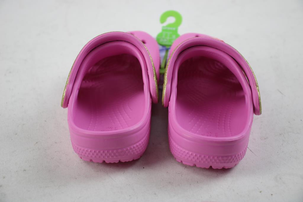 Toddler Girls Classic Disney Princess Light Up Crocs Size C7