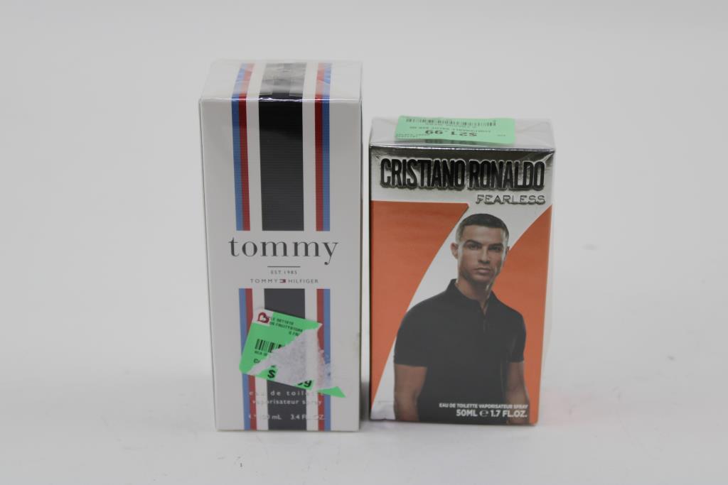 Tommy Hilfiger Tommy 100ml,  Cristiano Ronaldo Fearless 50ml  Eau De Toilette, 2 Pieces