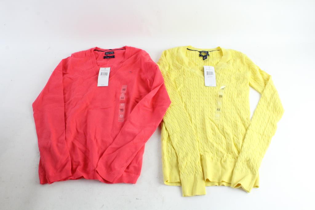 womens yellow tommy hilfiger jumper