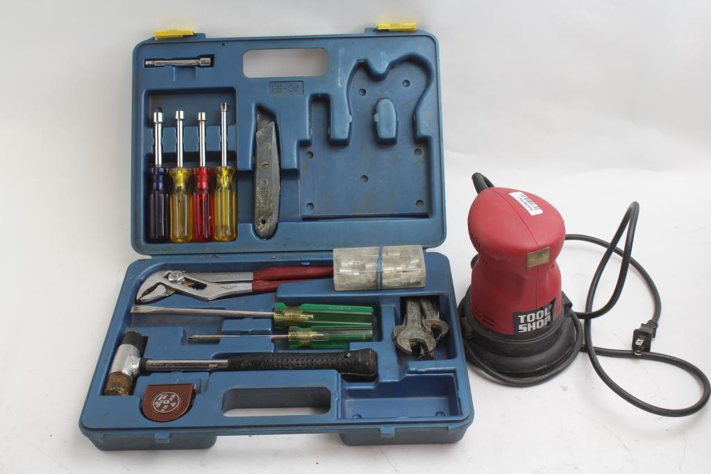 Tool Shop Sander, Allenite Tool Set, 2 Pieces | Property Room