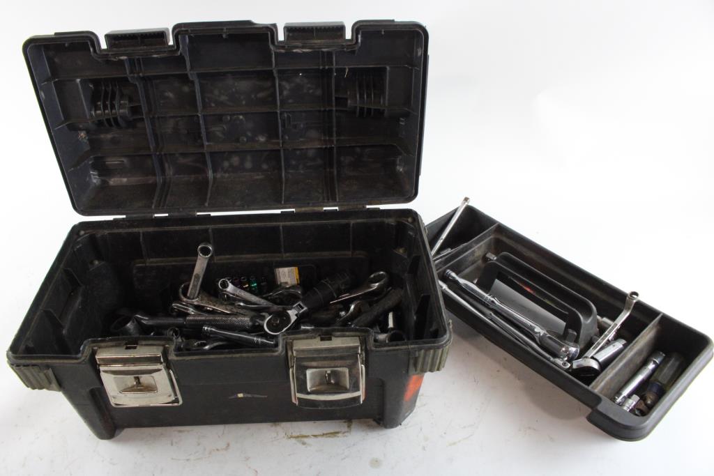 Toolbox With Sockets And Wrenches Property Room